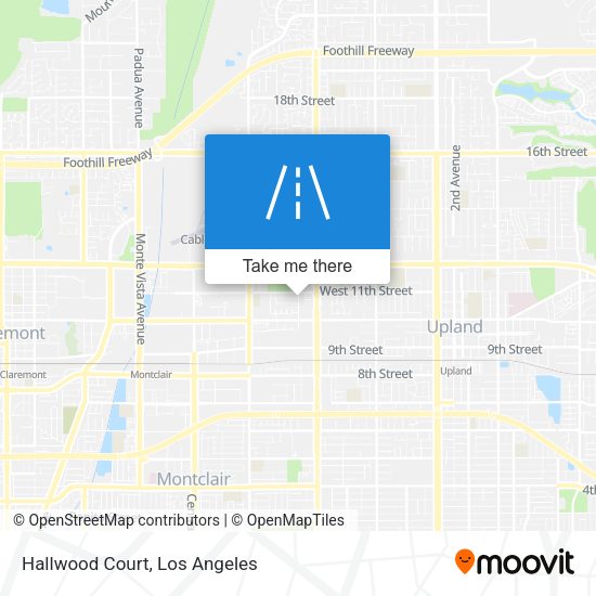 Mapa de Hallwood Court