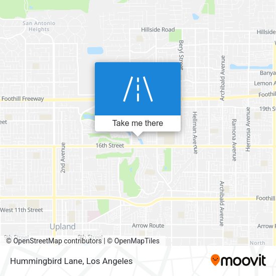 Hummingbird Lane map