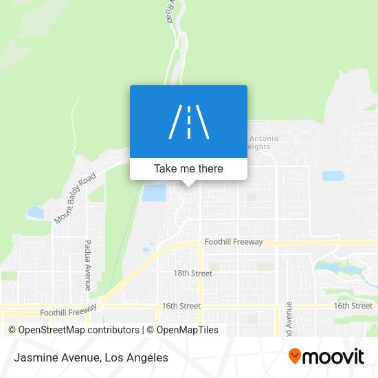 Jasmine Avenue map