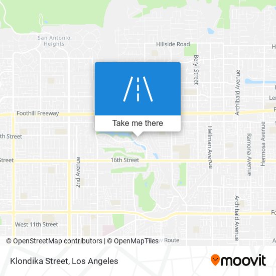 Mapa de Klondika Street