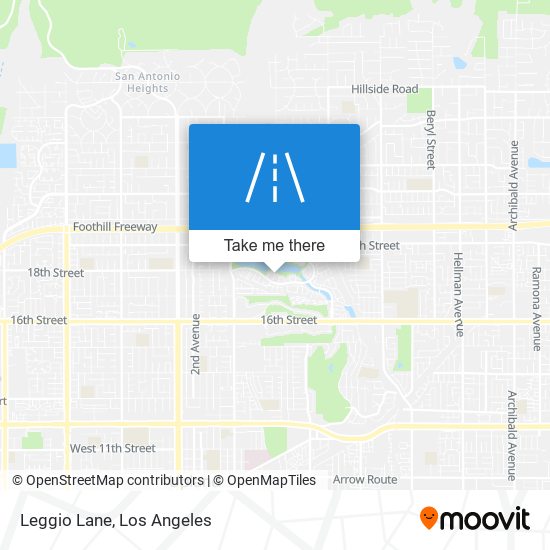Mapa de Leggio Lane