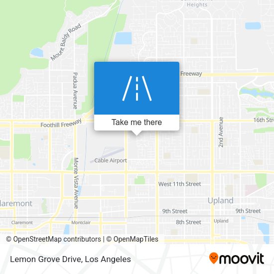 Lemon Grove Drive map