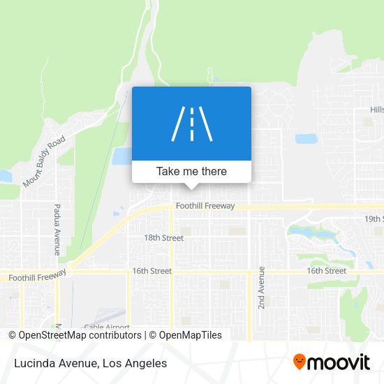 Mapa de Lucinda Avenue