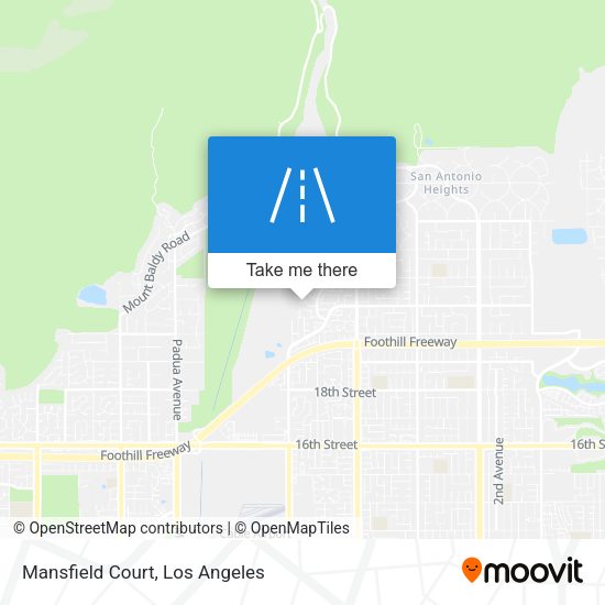 Mapa de Mansfield Court