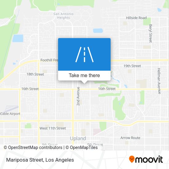 Mapa de Mariposa Street