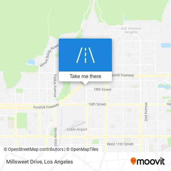 Millsweet Drive map