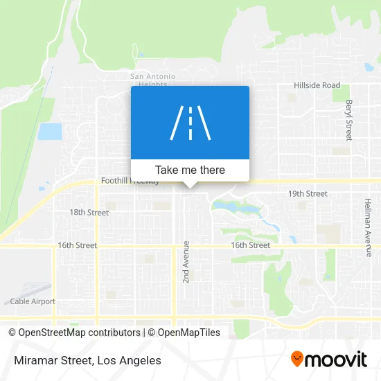 Miramar Street map