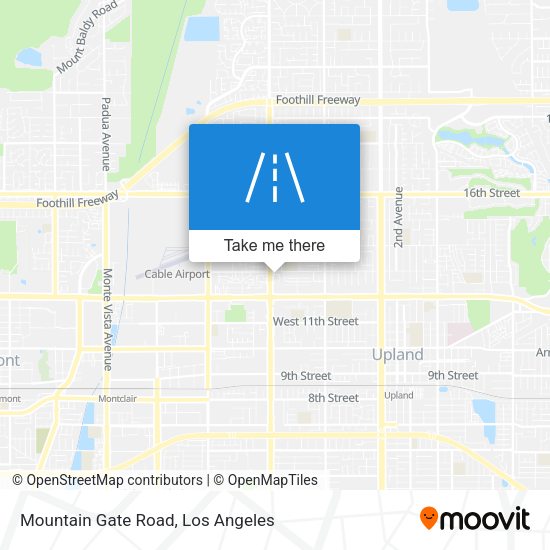 Mapa de Mountain Gate Road
