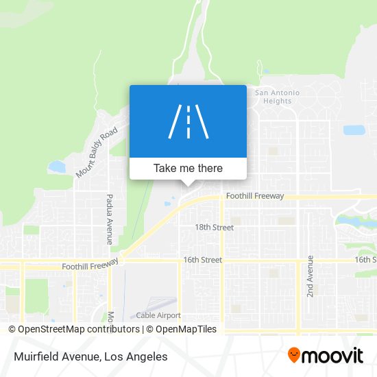 Muirfield Avenue map