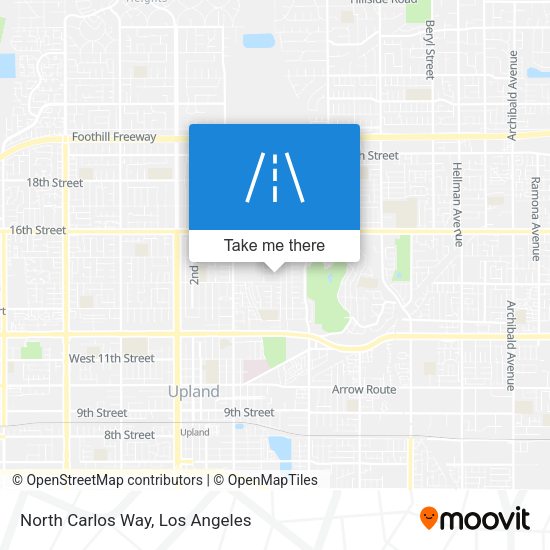 North Carlos Way map