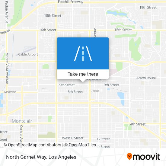 Mapa de North Garnet Way