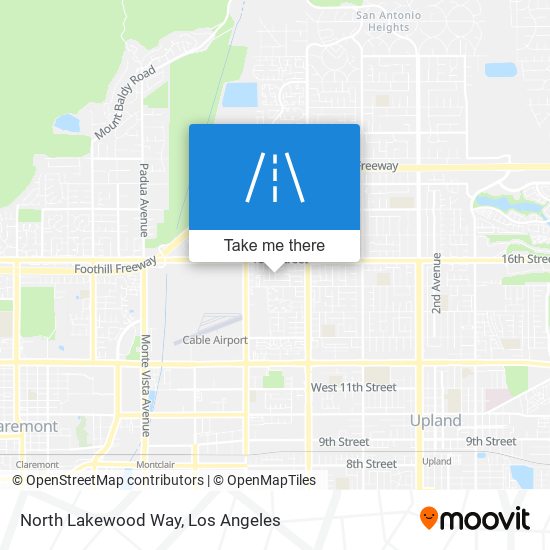 North Lakewood Way map