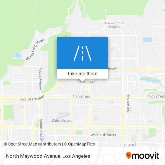 North Maywood Avenue map