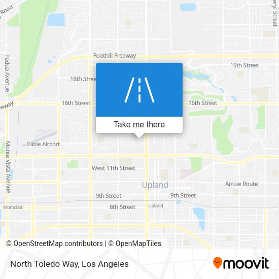 North Toledo Way map