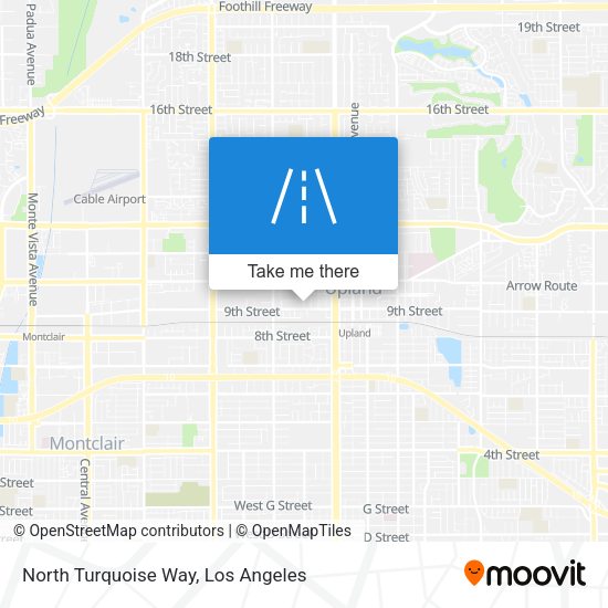 Mapa de North Turquoise Way