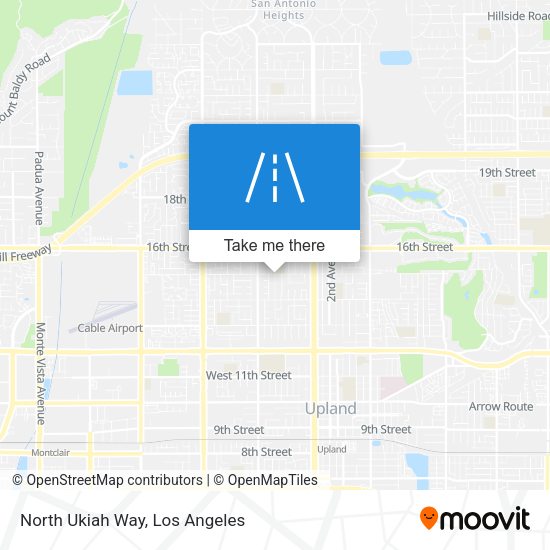 North Ukiah Way map