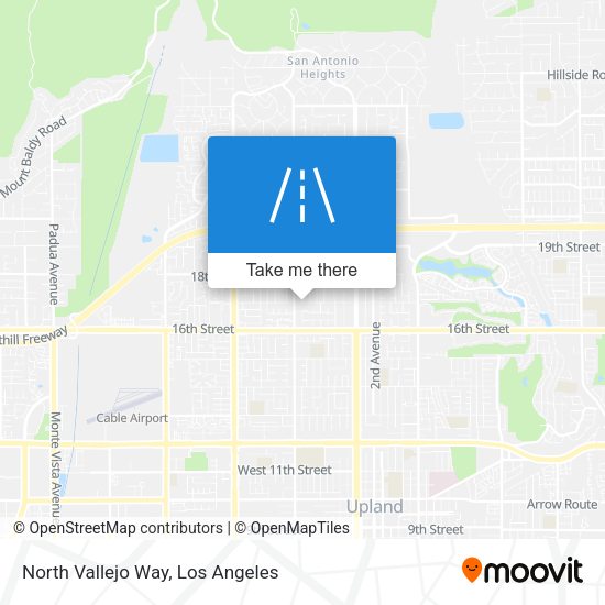 North Vallejo Way map