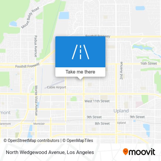Mapa de North Wedgewood Avenue