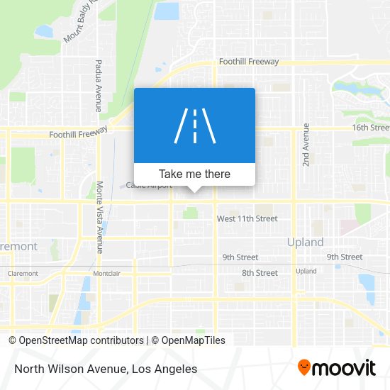North Wilson Avenue map