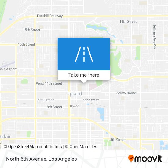 North 6th Avenue map