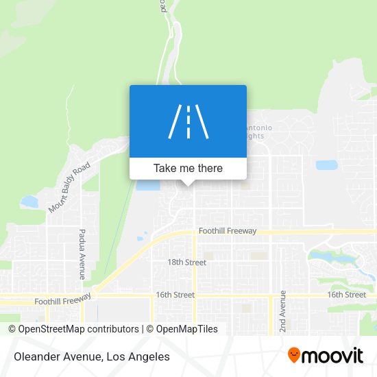 Mapa de Oleander Avenue