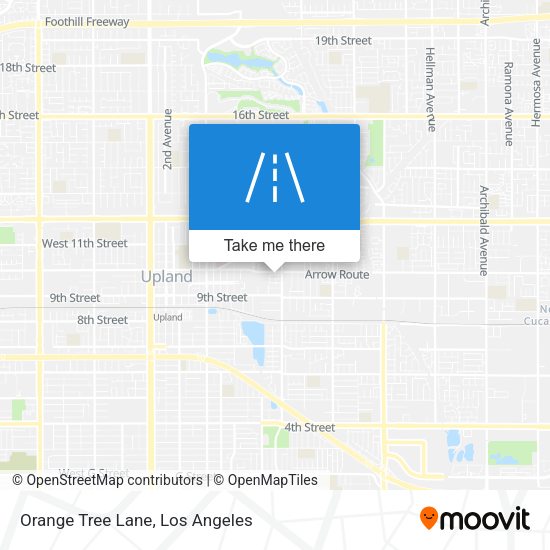 Orange Tree Lane map