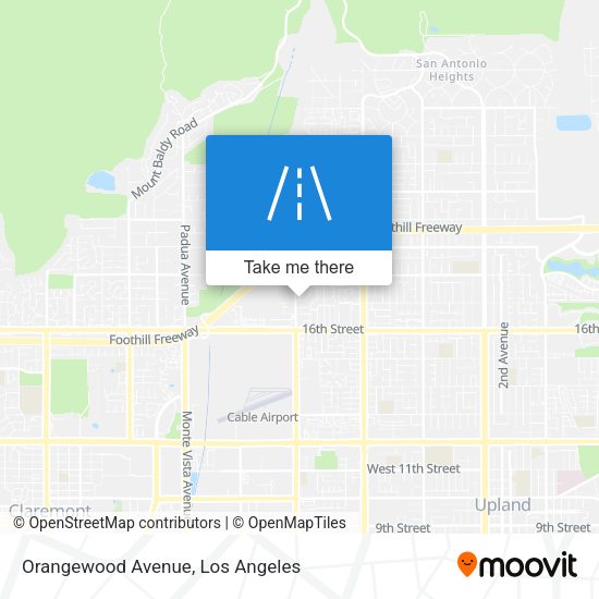 Mapa de Orangewood Avenue