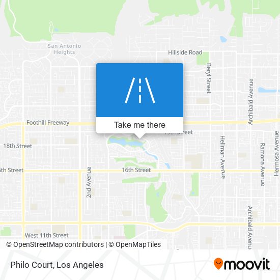 Mapa de Philo Court