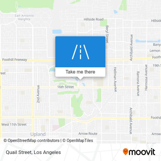 Mapa de Quail Street