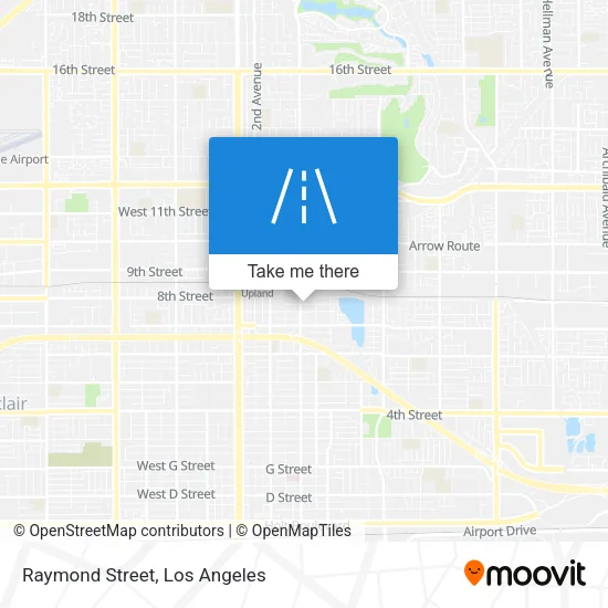 Raymond Street map
