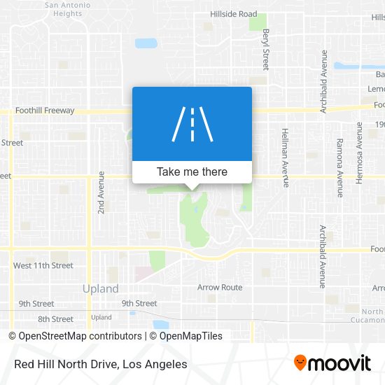 Mapa de Red Hill North Drive