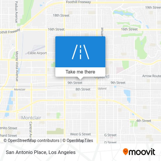 San Antonio Place map