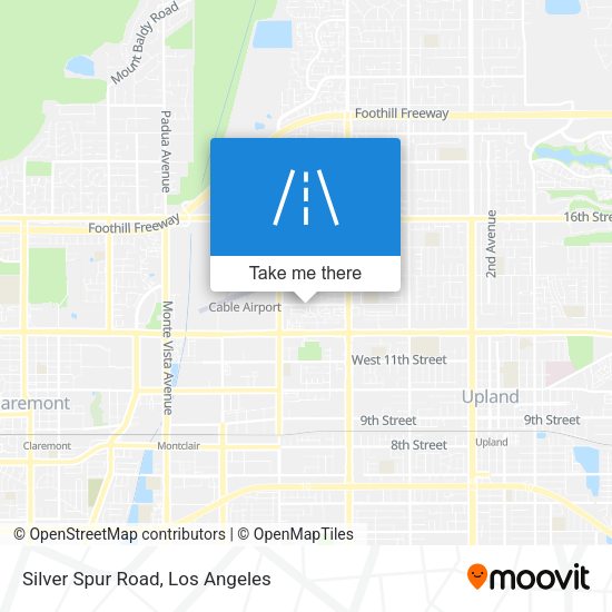 Silver Spur Road map