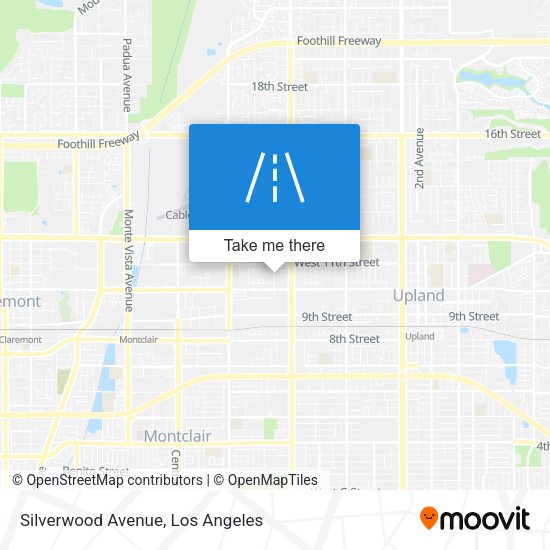Silverwood Avenue map