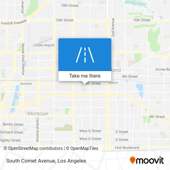 Mapa de South Comet Avenue
