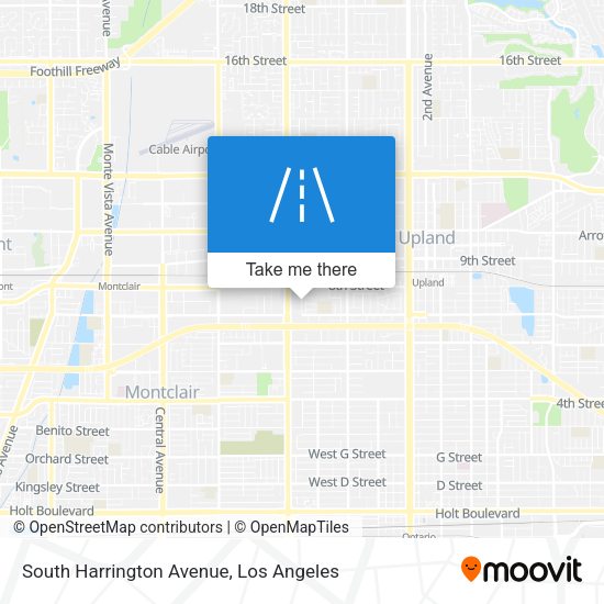 Mapa de South Harrington Avenue