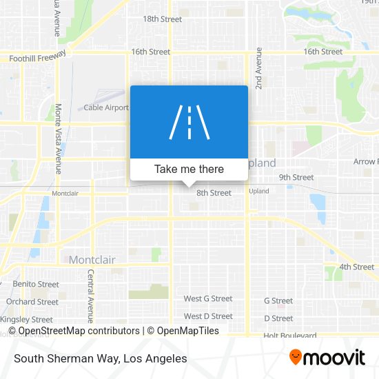 South Sherman Way map