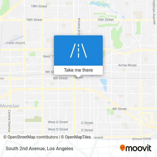 Mapa de South 2nd Avenue