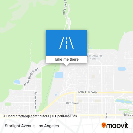 Starlight Avenue map