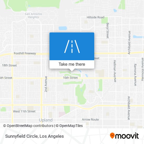 Mapa de Sunnyfield Circle