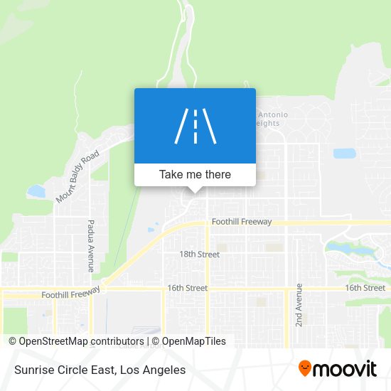 Sunrise Circle East map