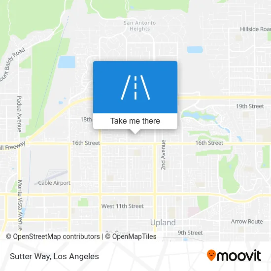 Sutter Way map