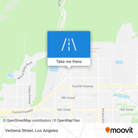 Mapa de Verbena Street