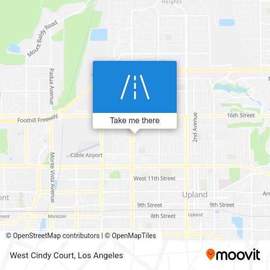 West Cindy Court map