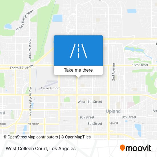 West Colleen Court map