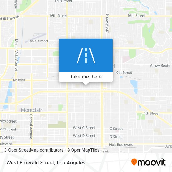 West Emerald Street map