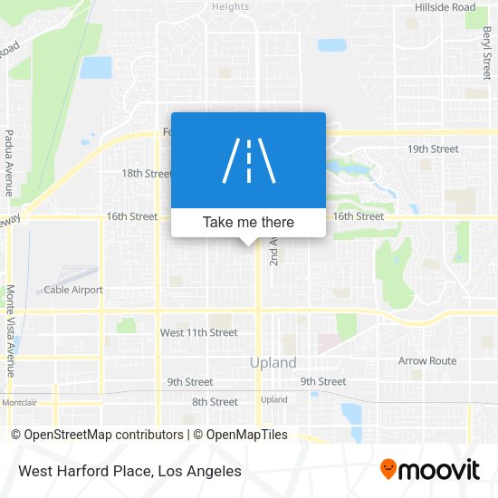 Mapa de West Harford Place