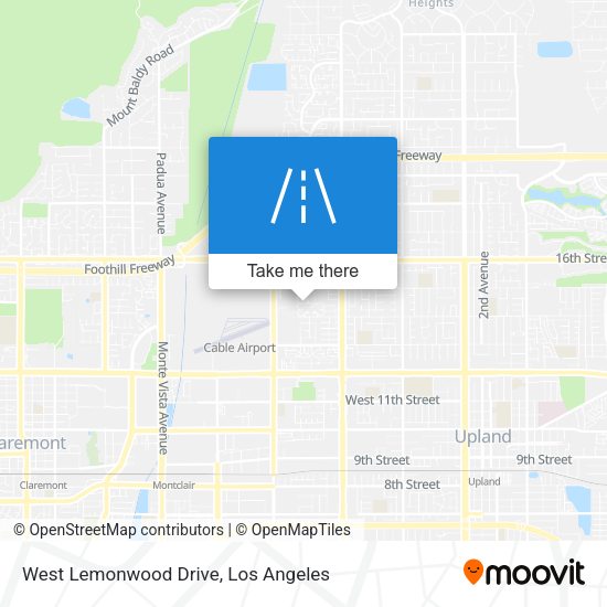 West Lemonwood Drive map