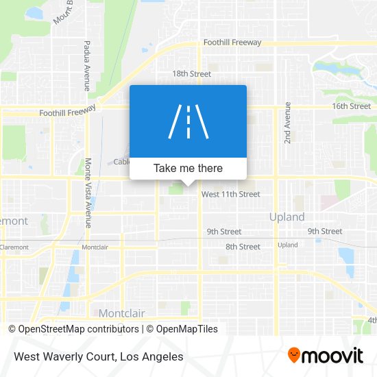 Mapa de West Waverly Court