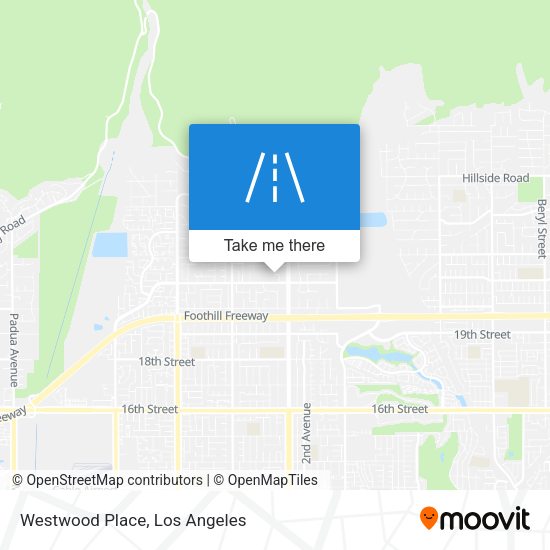 Mapa de Westwood Place